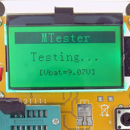 Miernik LCR-T4 FNIRSI - tester tranzystorów, rezystorów, cewek, kondensatorów, diod i innych