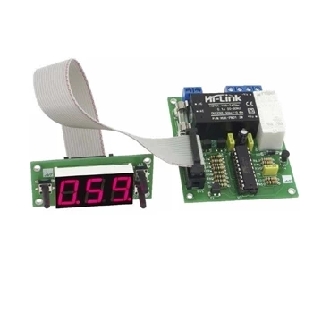 Timer od 1 minuty do 999 godzin - zasilanie 230VAC - zlutowany KIT AVT 5800