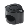 Uchwyt kabla plastikowy 42×32 mm natynkowy czarny - Retro PRL