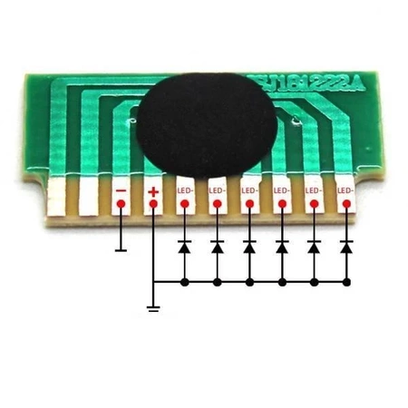 Moduł migania 6 diodami LED - Moduł światła migającego LED