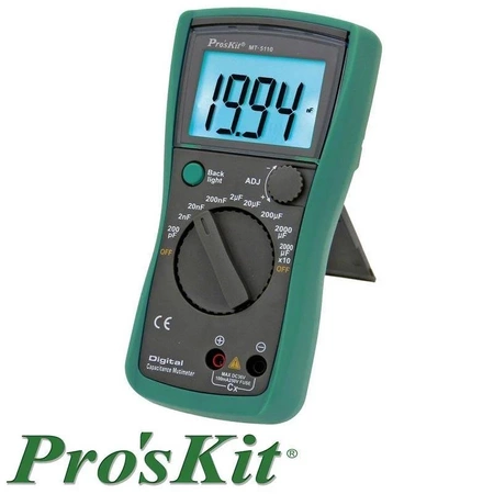 Miernik pojemności 0.1pF - 20mF, Proskit MT-5110