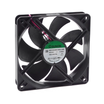 Wentylator osiowy Sunon 120×120×25 mm, 24 V DC, 127,42 m³/h, 34 dB(A)