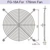 Osłona wentylatora 176x176 FG-18A