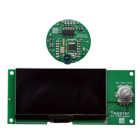 Bezprzewodowy system pomiaru temperatury - węzeł pomiarowy - PCB i mikroprocesor do projektu AVT 5635