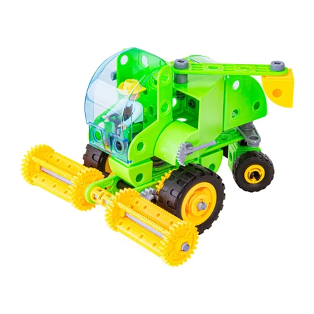 Klocki konstrukcyjne ZESTAW FARMERA 8w1, 153 elementy