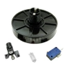 Przycisk arcade BIG Push monostabilny biały, LED 12 V, 3 A / 250 V, PRZEL606