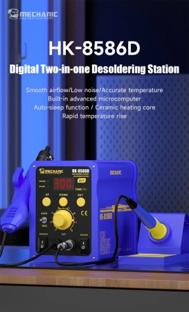 Stacja lutownicza HK8586D Mechanic