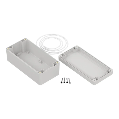 Obudowa hermetyczna ZP160.80.60JH jasnoszara ABS