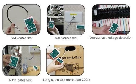 Tester LAN RJ45, RJ11, RJ12, BNC, NCV, Proskit MT-7058
