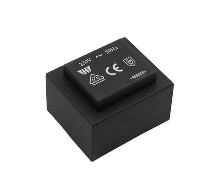 Transformator 1.5VA zalewany 230Vac (12V, 12V) 0.06A