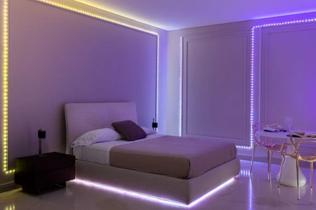 Twinkly Dots 60, dekoracyjne oświetlenie LED RGB 3m, czarny przewód, zasilanie USB