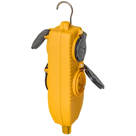 Przedłużacz Powerblock IP54 do zastosowań budowlanych 5m niebieski, BREMAXX