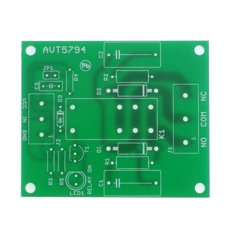 Moduł przekaźnikowy z gasikami - PCB do projektu AVT 5794