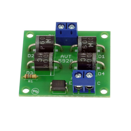 Prosty detektor przepływu prądu - zlutowany KIT AVT 5928