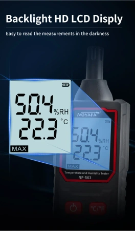 Tester temperatury i wilgotności Noyafa NF-563