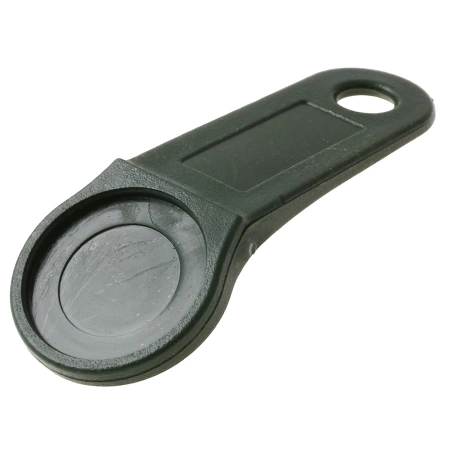 Uchwyt-brelok do pastylki iButton DS1990/DS1990A MicroCan F5, zielony khaki
