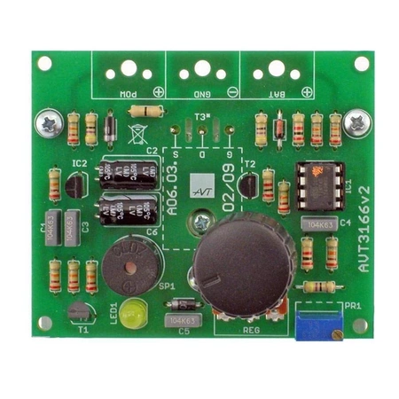 Regulator do prostownika - zlutowany KIT AVT 3166
