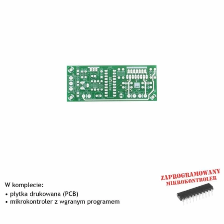 Uniwersalny sterownik silnika krokowego, PCB i mikroprocesor do projektu AVT3225