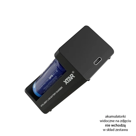 Ładowarka 2-kanałowa do ogniw Li-ion 18650, gniazdo USB-C, Xtar MC2 USB-C