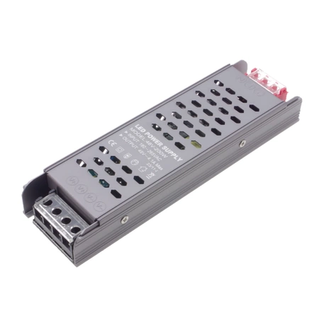 Zasilacz impulsowy 48 V DC, 4 A, 200 W, obudowa metalowa