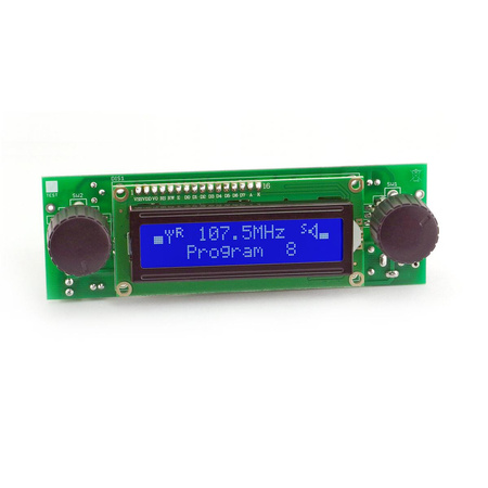 Radio FM z RDS, AVT5540 - zlutowany KIT AVT 5540