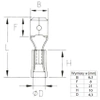 Konektor płaski męski izolowany 6.3mm 0.8mm 1.5-2.5mm² - końcówka kablowa SGE 601148
