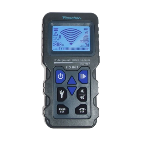 Precyzyjny detektor instalacji, lokalizator przewodów i rur, profesjonalny skaner ścian, FS801 Forscher