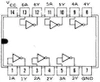 Inwerter 74HCT04 - 6 kanałów - 4.5÷5.5V - DIP14