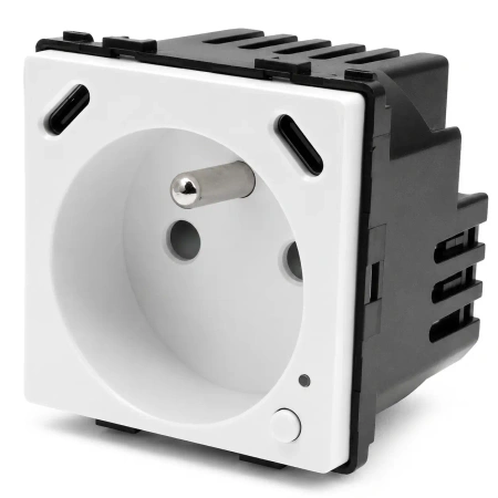 Gniazdko elektryczne z uziemieniem z USB C+C 20W z pomiarem energii (watomierz) ZigBee białe podtynkowe (moduł bez ramki) - TAWOIA Smart Home