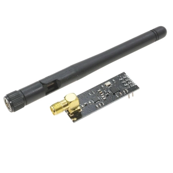Moduł bezprzewodowy nRF24L01 + wzmacniacz i antena - zasięg do 1.1km