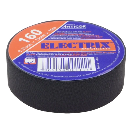 Taśma tkaninowa o wysokiej wytrzymałości na rozciąganie oraz zerwanie 19x0.25mm/10m