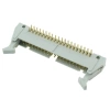 Wtyk IDC 40 styków, kątowy, do montażu na PCB, raster 2,54 mm, z zatrzaskami, Z-WS40VW