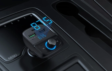 Transmiter FM, Bluetooth 5.0, USB QC 3.0, USB-C PD, microSD CD229 UGREEN