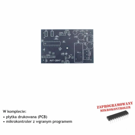 Immobilizer samochodowy Touch Memory - PCB i mikroprocesor do projektu AVT 2847