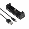 Ładowarka XTAR ANT MC1 Plus do akumulatorów Li-ion 18650/21700 - 1 A, USB-C