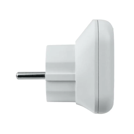 Adapter podrozny na wtyk europejski, gniazdo uniwersalne, 250 V 10 A, bialy, DPM PF01EU-W