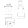Złącze przyczepy - wtyk 7 pin, aluminiowy, E1264