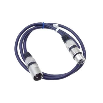 Przyłącze kablowe XLR MK06 Vitalco, wtyk - gniazdo, kabel mikrofonowy 1m