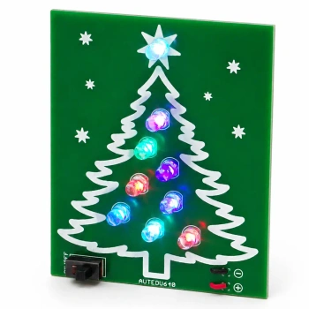 Choinka LED RGB. Zestaw DIY do nauki lutowania AVT EDU640