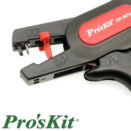 Automatyczny ściągacz izolacji AWG24–10 0,2–6,0 mm² z obcinaczem przewodów ProsKit CP-367A