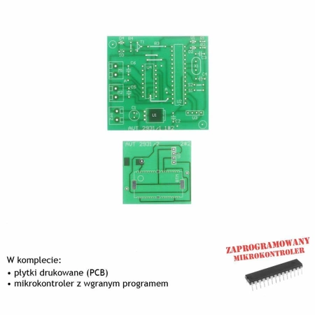 Pojazd sterowany przez Bluetooth - PCB i mikroprocesor do projektu AVT 2931