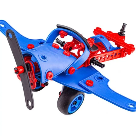 Klocki konstrukcyjne elastyczne: Maszyny 6w1 142 elementy