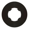 Ramka pojedyncza, plastikowa, okrągła, czarna, Soul/Oval