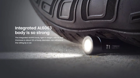 Latarka ręczna - brelok LED Xtar T1 500 lumenów, ładowanie USB-C