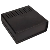 Obudowa uniwersalna Z1AW, 172 × 176 × 68 mm, PS, czarna, wentylowana, z panelami bocznymi, Kradex