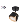 Kinkiet GX53 LED x1 czarny+złoty, XUDO IK281B