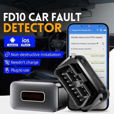Tester OBD II z Bluetooth 5.1 FNIRSI FD10