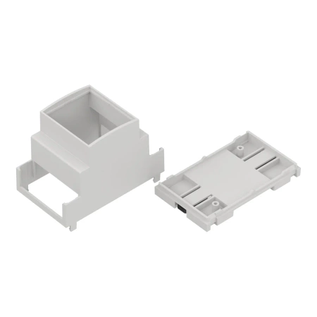 Obudowa modułowa na szynę DIN ZD1003J, 90 × 53,7 × 65,2 mm, ABS, szara, Kradex