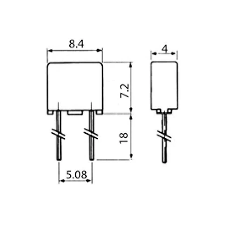 Bezpiecznik kubkowy szybki 1A