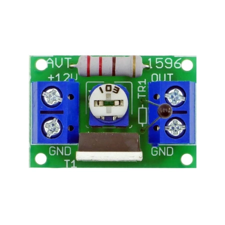 Regulator obrotów wentylatora 12 V z termistorem - zlutowany KIT AVT 1596